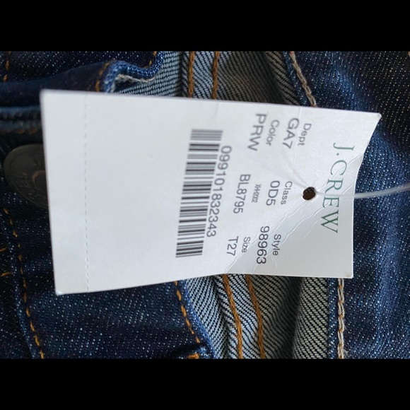 NWT. J Crew Bootcut Jeans. 27 tall - Picture 6 of 6